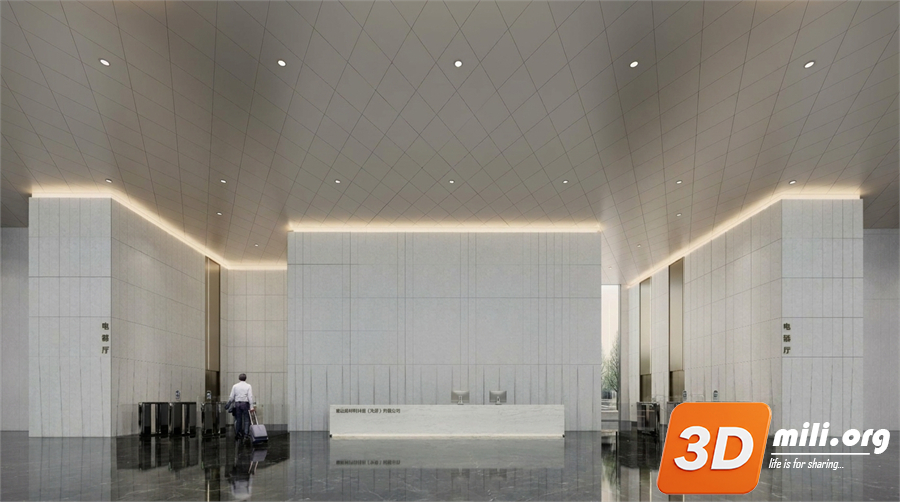 Lobby front desk Skp Files 